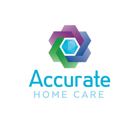 Accurate Home Care Logo Design By Angelaschmidtdesign