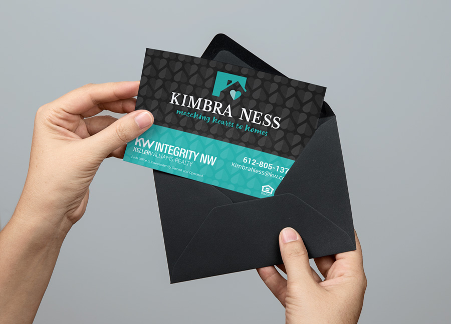 Kimbra Ness Brand Collateral Greeting Card By Angelaschmidtdesign