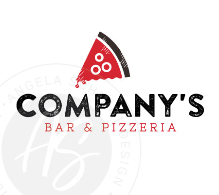 Bar Pizzeria Logo Concept2 By Angela Schmidt Design