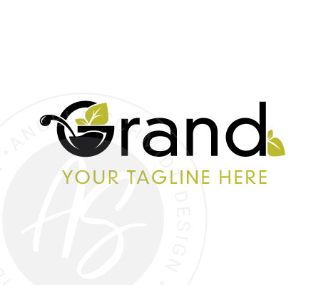 Grand Food Logo Concpet By Angela Schmidt Design