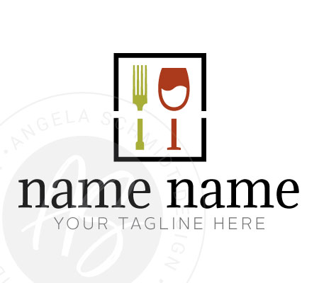 Drink Dine Logo Concpet By Angela Schmidt Design