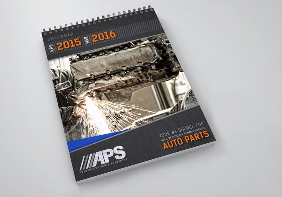 Auto Parts Promo Calendar By Angela Schmidt Design