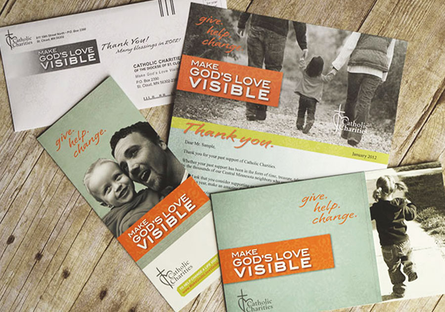 Catholic Charities Campaign Make Gods Love Visible Set By Angela Schmidt Design