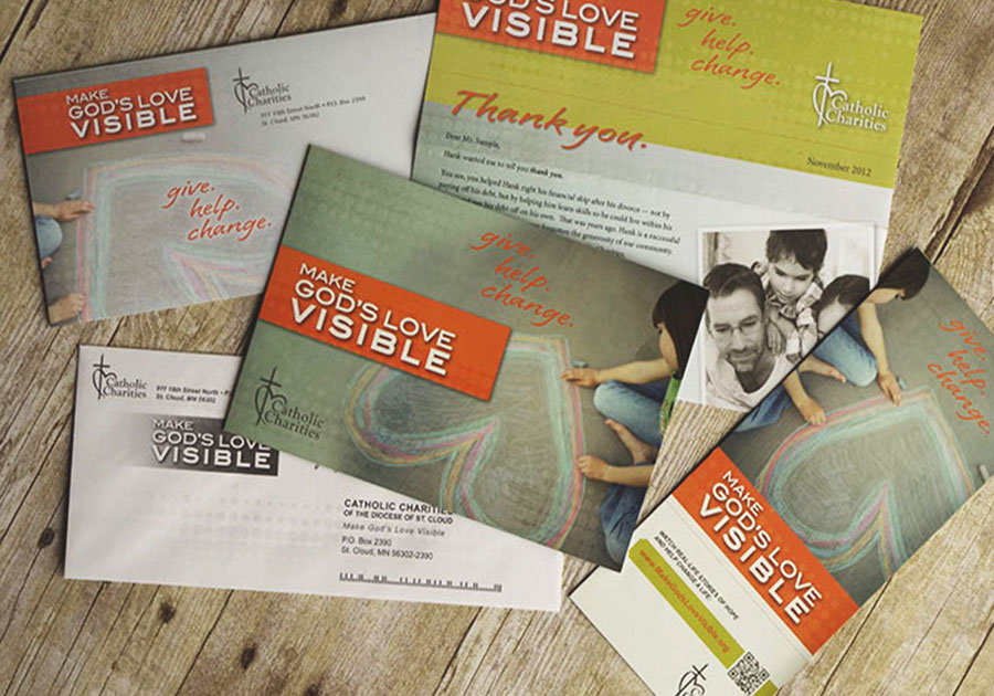 Catholic Charities Campaign Make Gods Love Visible By Angela Schmidt Design