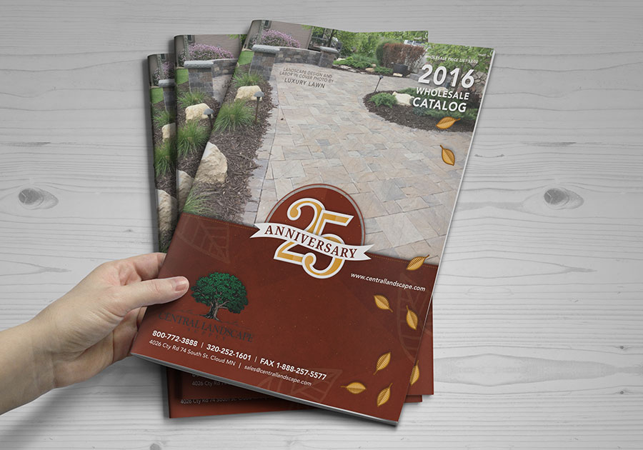 Central Landscape Supply Catalog Design 25 Anniversary By Angela Schmidt Design