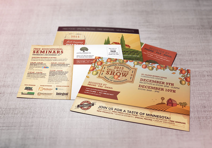 Central Landscape Supply Fall Buying Show Invite By Angela Schmidt Design