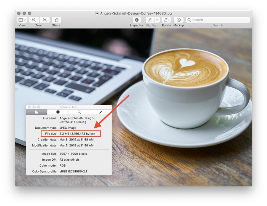 How To Optimize Images For The Web Image File Size Weight Angela Schmidt Design