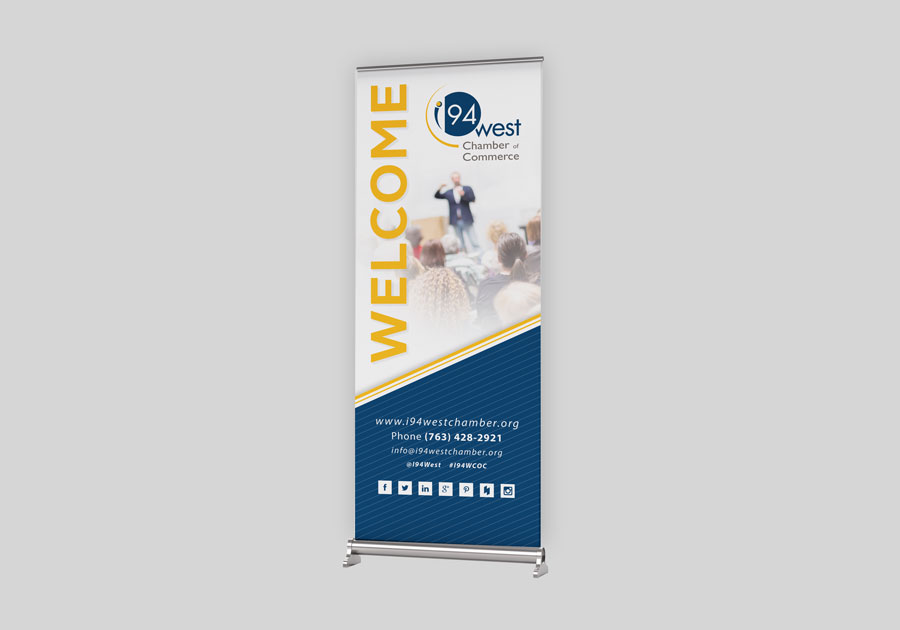 I94 West Chamber Of Commerce Retractable Banner By Angela Schmidt Design