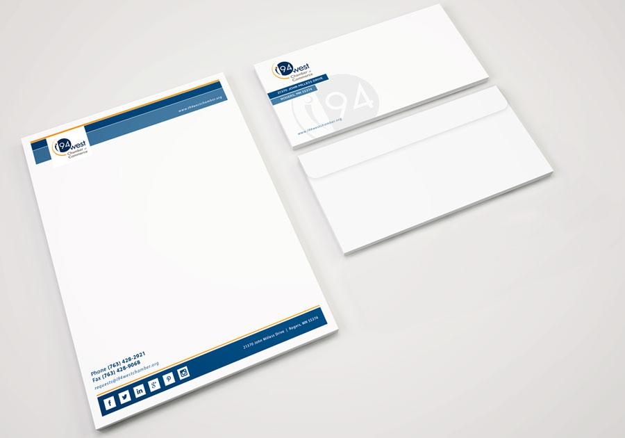 I94 West Chamber Of Commerce Stationery Set By Angela Schmidt Design