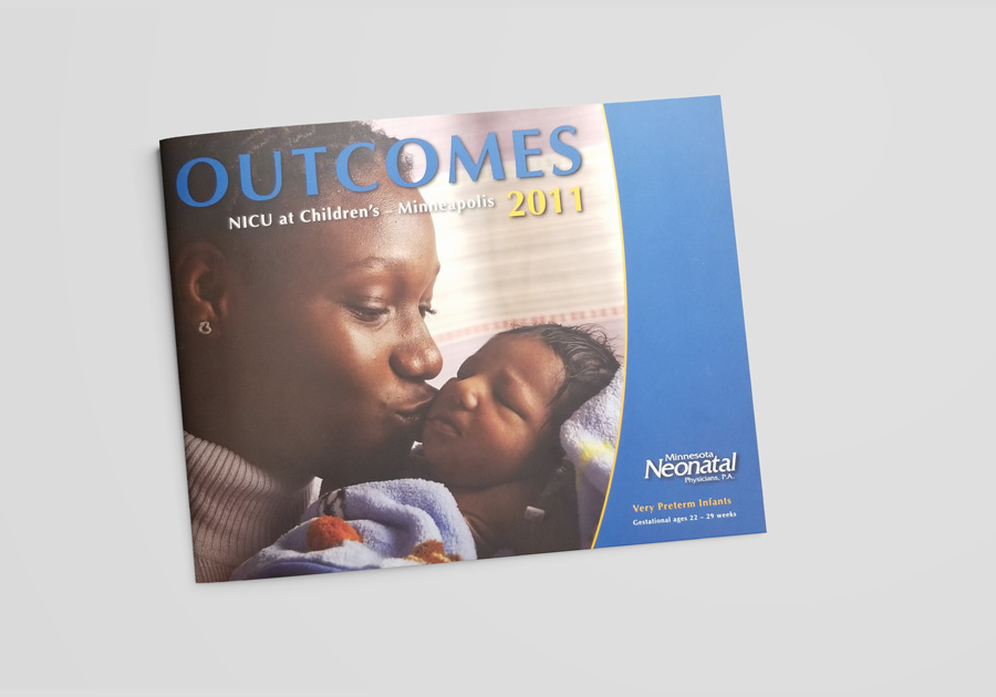 Minnesota Neonatal Physicians Booklet Brochure Design 1 By Angela Schmidt Design