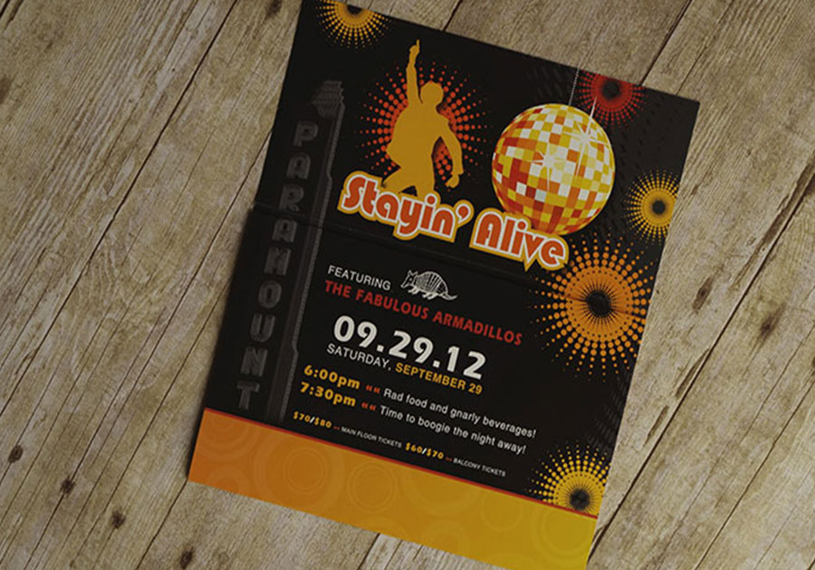 Paramount Theatre Gala Invite 2 By Angela Schmidt Design